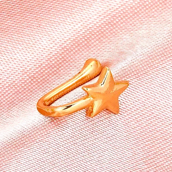 🔵𝟲𝟱%𝗢𝗙𝗙 𝗯𝘂𝗻𝗱𝗹𝗲𝘀 𝟯+🔵 NEW Star Simple Fake Nose Ring - Picture 4 of 9